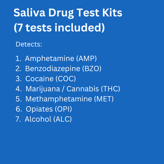 saliva drug 10 kits included