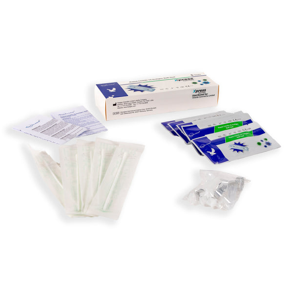 Rapid Rx Pack Healgen Covid-19 Rapid Antigen Self-Tests Packs of 5 | Drug Testing Kits UK