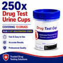13 Panel Standard Size Urine Test Cup with Adulterant Test Strip (3 SVT) Cases of 250 Tests