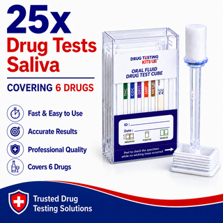 6 Panel Saliva Drug Test Kit (25 Tests)