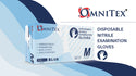 Omnitex Blue Nitrile Gloves Box of 200 Gloves