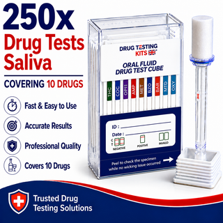10 Panel Oral Fluid Drug Test Kit (250)