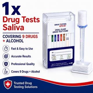 Rapid Multi 10 Drug & Alcohol Saliva Test Kit (1 Test)