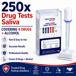 Rapid Multi 10 Drug & Alcohol Saliva Test Kit (250 Tests)