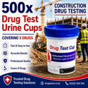 Construction 9 Panel Urine Drug Tests with 3 SVT (500 Test)