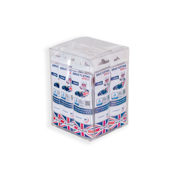Multi Level Single Use Twin Pack Disposable Breathalyser Kits