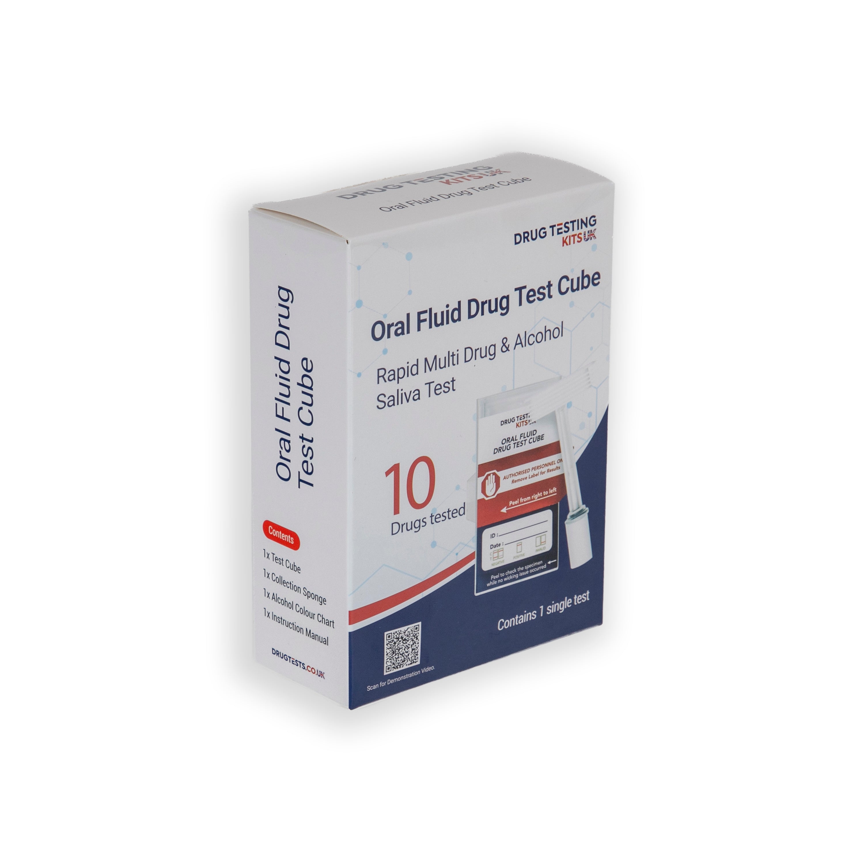 SelfTest Rapid Multi 10-in-1 Drug & Alcohol Saliva Test Kit | Drug ...