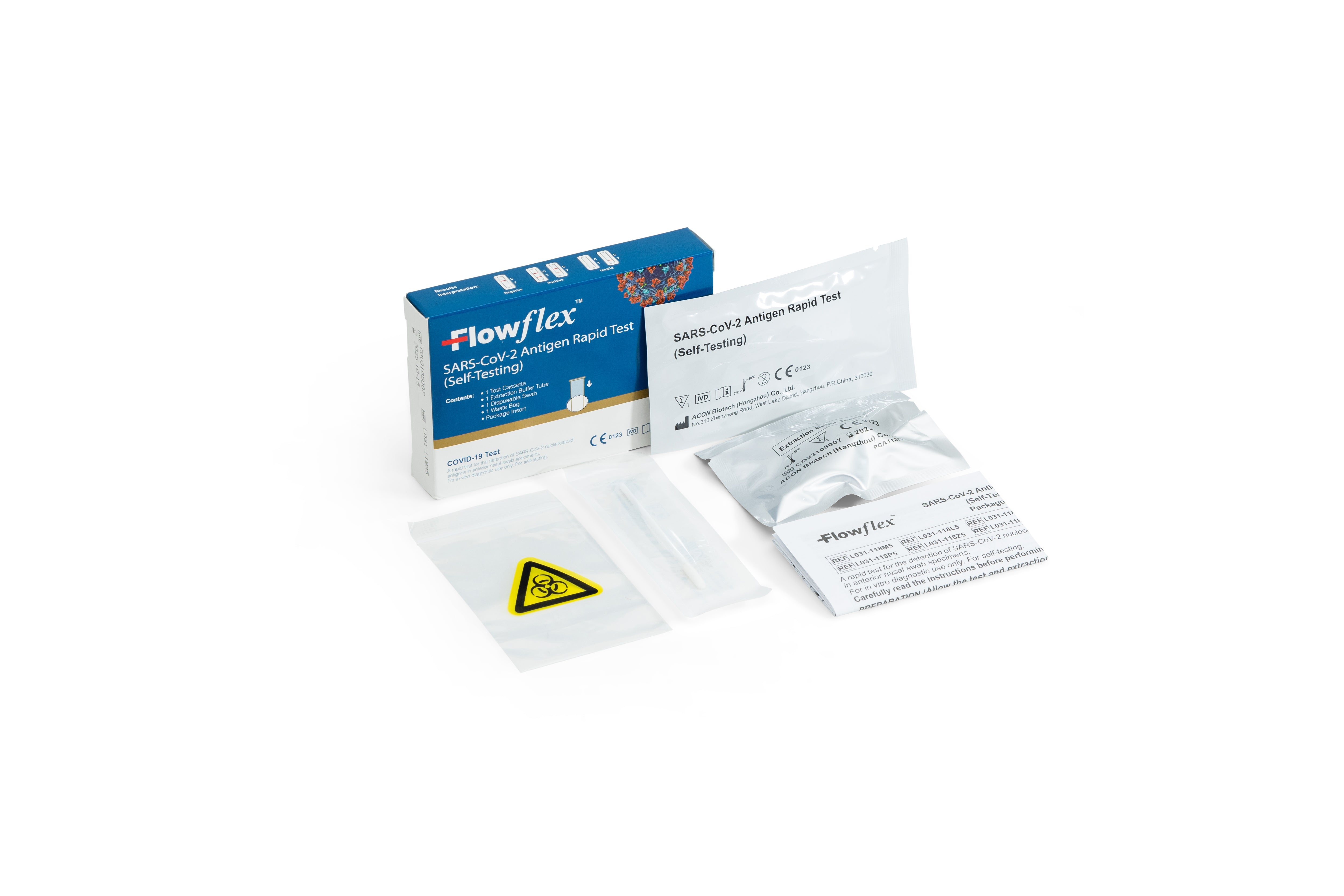 FlowFlex Covid Self-Test Single Test Pack | Drug Testing Kits UK