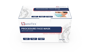 Omnitex Type IIR Face Masks Box of 50 in Blue