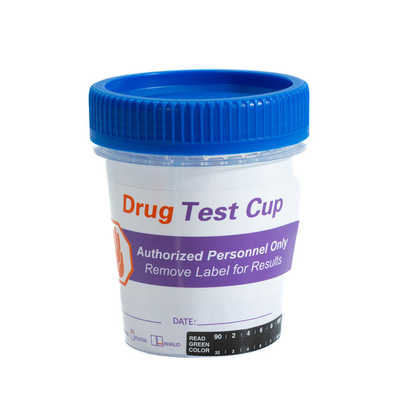 13 Panel Standard Size Urine Test Cup with Adulterant Test Strip (3 SVT) Cases of 25 Tests