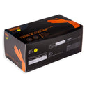 Guardian Supplies Orange Diamond Grip Nitrile Gloves 8.6g – Heavy-Duty, Latex-Free Box of 100