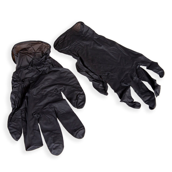 Omnitex Black Nitrile Gloves Box of 200 Gloves