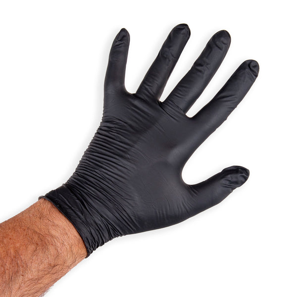 Omnitex Black Nitrile Gloves Box of 200 Gloves