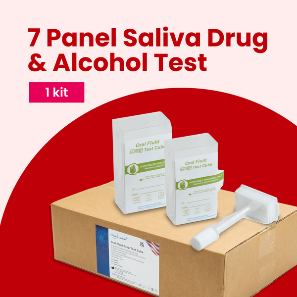 7 Panel Drug + Alcohol Saliva Drug Test (1 Test)