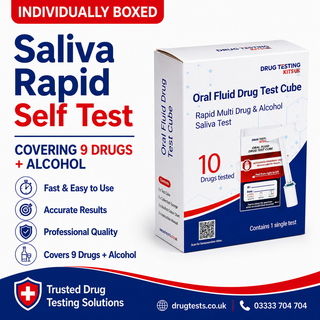 SelfTest Rapid Multi 10-in-1 Drug & Alcohol Saliva Test Kit