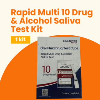 SelfTest Rapid Multi 10-in-1 Drug & Alcohol Saliva Test Kit