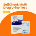 SelfCheck Multi Drug Test Urine Drug 25 Tests