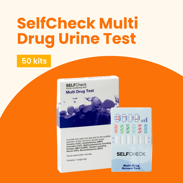 SelfCheck Multi Drug Test Urine Drug 50 Tests