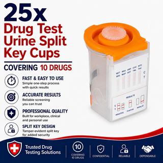 10 Panel Urine Drug Test Kit Split Key Cup