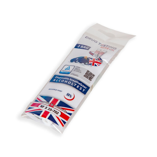 Multi Level Single Use Twin Pack Disposable Breathalyser Kits